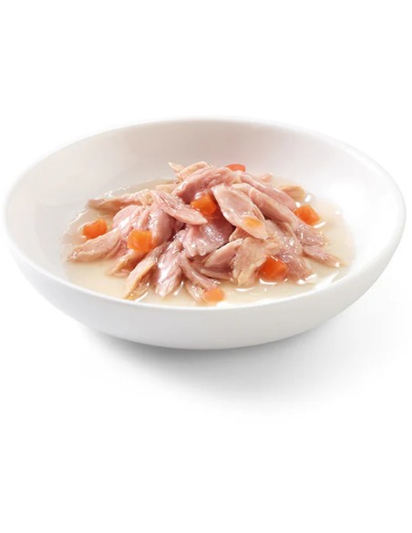 SCHESIR ATÚN CON ZANAHORIAS EN CALDO DE COCCIÓN PARA GATOS - 70 GR (14 UNIDADES) 14 X 70 GR - 3