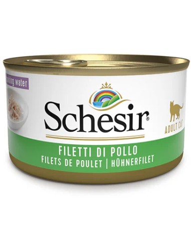 SCHESIR POLLO AL NATURAL PARA GATOS - 85 GR (14 UNIDADES) 14 X 85 GR - 2