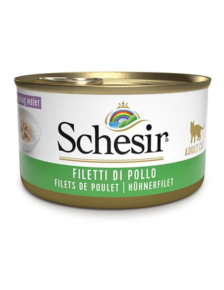 SCHESIR POLLO AL NATURAL PARA GATOS - 85 GR (14 UNIDADES) 14 X 85 GR - 2