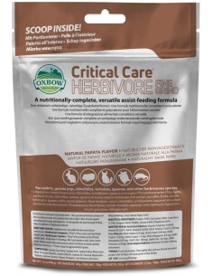 OXBOW CRITICAL CARE FINO PAPILLA DE CUIDADOS INTENSIVOS PARA HERBÍVOROS - 100 GR 100 GR - 2