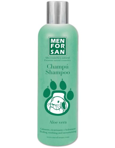 MENFORSAN CHAMPÚ NATURAL CALMANTE Y CICATRIZANTE CON ALOE VERA PARA ROEDORES 300ML 300 ML - 2