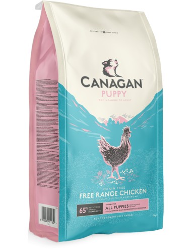CANAGAN POLLO CAMPERO PARA CACHORROS 2 KG 12 KG 6 KG - 3