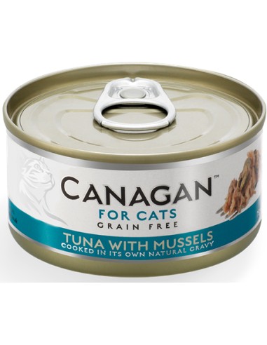 CANAGAN LATA DE ATÚN CON MEJILLONES PARA GATOS - 75 GR 75 GR - 2