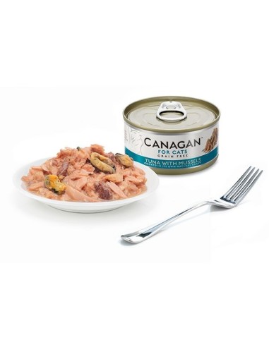 CANAGAN LATA DE ATÚN CON MEJILLONES PARA GATOS - 75 GR 75 GR - 3