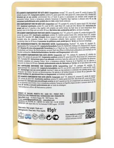 SCHESIR SOPA DE ATÚN SALVAJE Y CALABAZA PARA GATOS (20 UNIDADES) - 20 X 85 GR 20 X 85 GR - 3