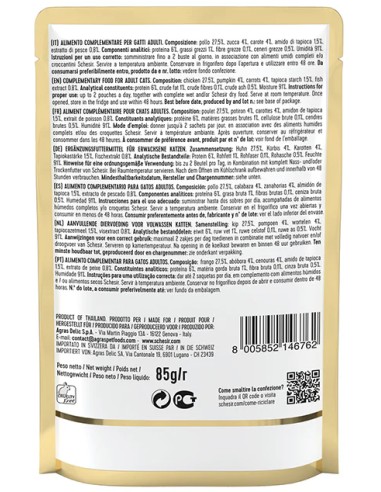 SCHESIR SOPA DE POLLO Y CALABAZA PARA GATOS (20 UNIDADES) - 20 X 85 GR 20 X 85 GR - 3