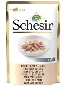 SCHESIR ATÚN Y SALMÓN EN GELATINA PARA GATOS (20 UNIDADES) - 20 X 85 GR 20 X 85 GR - 2