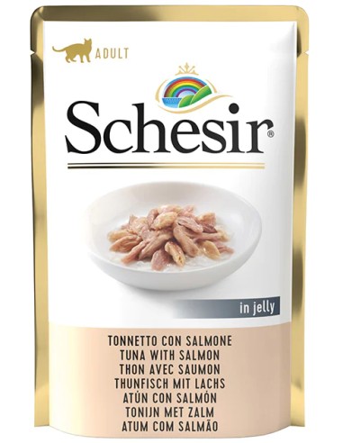 SCHESIR ATÚN Y SALMÓN EN GELATINA PARA GATOS (20 UNIDADES) - 20 X 85 GR 20 X 85 GR - 2
