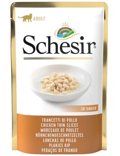 SCHESIR FILETES DE POLLO EN GELATINA PARA GATOS (20 UNIDADES) - 20 X 85 GR 20 X 85 GR - 2