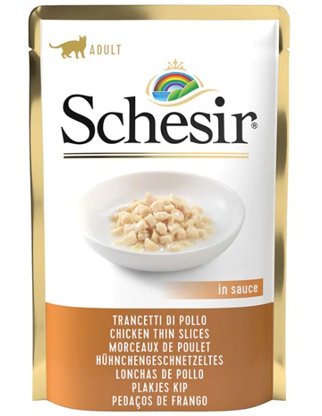 SCHESIR FILETES DE POLLO EN GELATINA PARA GATOS (20 UNIDADES) - 20 X 85 GR 20 X 85 GR - 2