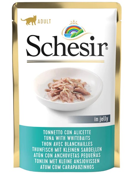 SCHESIR ATÚN Y ANCHOVETES EN GELATINA PARA GATOS (20 UNIDADES) - 20 X 85 GR 20 X 85 GR - 2