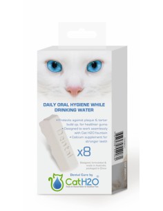 CATH2O BARRITAS HIGIENE ORAL PARA FUENTE GATOS Y PERROS - 8 BARRITAS
