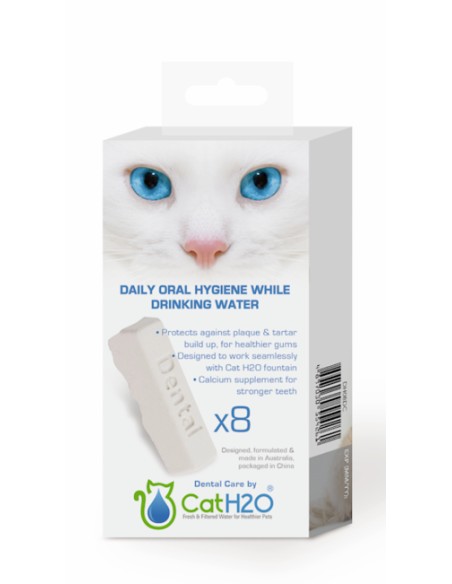 CATH2O BARRITAS HIGIENE ORAL PARA FUENTE GATOS Y PERROS - 8 BARRITAS
