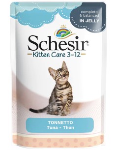 SCHESIR KITTEN ATÚN EN GELATINA PARA GATITOS (20 UNIDADES) - 20 X 85 GR 20 X 85 GR - 2