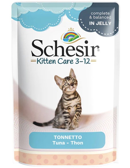 SCHESIR KITTEN ATÚN EN GELATINA PARA GATITOS (20 UNIDADES) - 20 X 85 GR 20 X 85 GR - 2