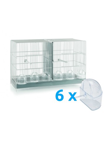 RSL JAULA DE CRÍA 1402 - 60 CM BLANCO LACADO CAPILLA - 2