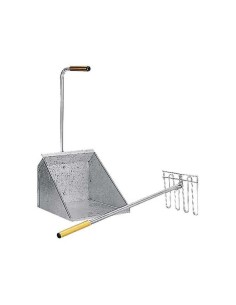 COPELE RECOGEDOR DE ESTIERCOL CON RASTRILLO DE CHAPA 