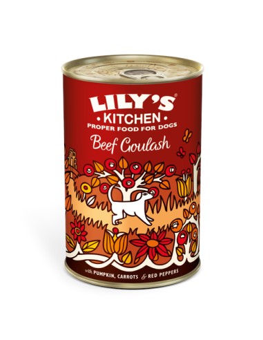 LILY`S LILY´S BEEF GOULASH TIN PARA PERROS - 400 GR 6 X 400 GR 1 X 400 GR - 2