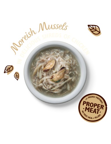 LILY`S LILY´S CHICKEN & MUSSEL SHREDDED FILLETS PARA GATOS (24 UNIDADES) - 24 X 70 GR 24 X 70 GR - 3