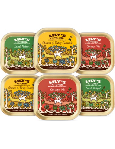 LILY`S LILY´S CLASSIC DINNERS TRAYS MULTIPACK PARA PERROS (6 UNIDADES) - 6 X 150 GR 6 X 150 GR - 2