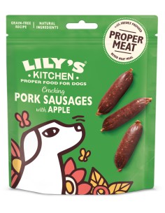 LILY`S LILY´S CRACKING PORK & APPLE SAUSAGES PARA PERROS (8 UNIDADES) - 8 X 70 GR 8 X 70 GR - 2