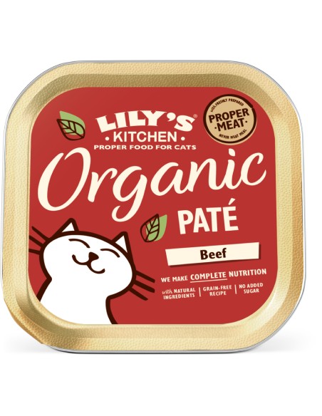 LILY`S LILY´S ORGANIC BEEF DINNER FOR CATS PARA GATOS (19 UNIDADES) - 19 X 85 GR 19 X 85 GR - 2