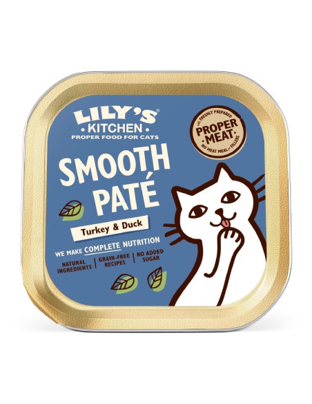 LILY`S LILY´S SMOOTH PATÉ TURKEY & DUCK PARA GATOS (19 UNIDADES) - 19 X 85 GR 19 X 85 GR - 2