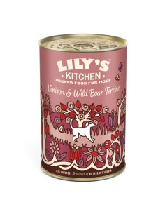LILY`S LILY´S VENISON & WILD BOAR TERRINE TIN PARA PERROS - 400 GR 6 X 400 GR 1 X 400 GR - 2