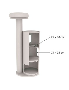 TRIXIE POSTE RASCADOR PIETRO XXL GRIS - 168 CM 168 CM - 2 2