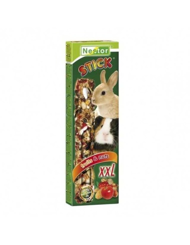 NESTOR STICK XXL CON FRUTAS Y NUECES PARA ROEDORES 150 GR (2 UNIDADES) - 2