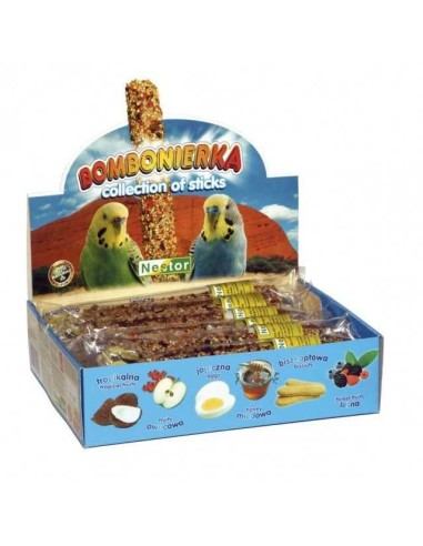 NESTOR BOMBONERÍA PARA PERIQUITOS SABORES VARIADOS - 12 STICKS - 2