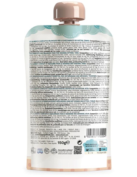 SCHESIR KITTEN ATÚN EN CREMA PARA GATITOS (20 UNIDADES) - 20 X 150 GR 20 X 150 GR - 3