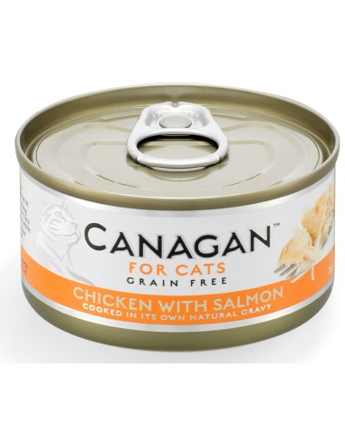 CANAGAN LATA DE POLLO CON SALMÓN PARA GATOS - 75 GR 75 GR - 2