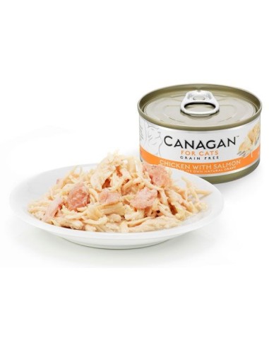 CANAGAN LATA DE POLLO CON SALMÓN PARA GATOS - 75 GR 75 GR - 3