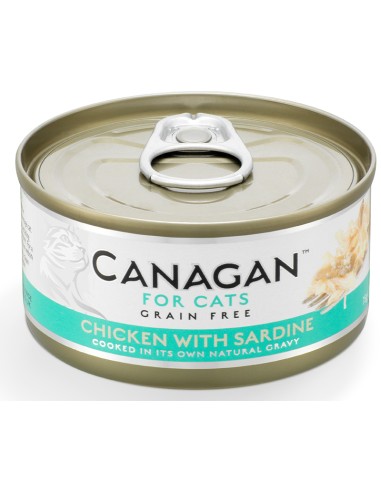 CANAGAN LATA DE POLLO CON SARDINAS PARA GATOS - 75 GR 75 GR - 2