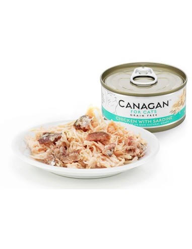 CANAGAN LATA DE POLLO CON SARDINAS PARA GATOS - 75 GR 75 GR - 3