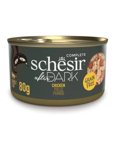 SCHESIR AFTER DARK FILETES POLLO EN CALDO PARA GATOS (12 UNIDADES) - 12 X 80 GR 12 X 80 GR - 2