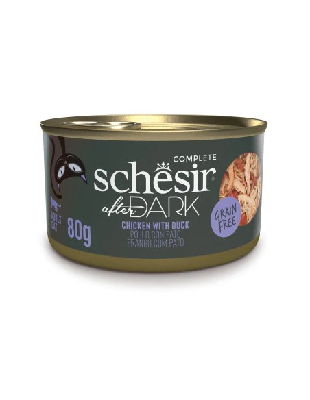 SCHESIR AFTER DARK FILETES POLLO CON PATO EN CALDO PARA GATOS (12 UNIDADES) - 12 X 80 GR 12 X 80 GR - 2