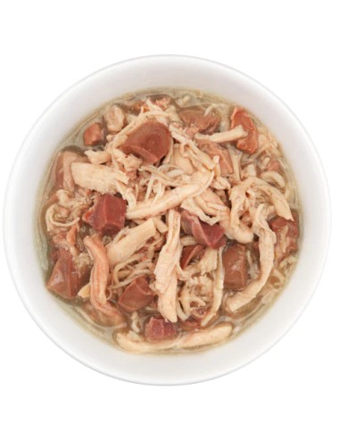 SCHESIR AFTER DARK FILETES POLLO CON PATO EN CALDO PARA GATOS (12 UNIDADES) - 12 X 80 GR 12 X 80 GR - 3