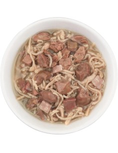 SCHESIR AFTER DARK FILETES POLLO CON JAMON GATO EN CALDO PARA GATOS (12 UNIDADES) - 12 X 80 GR 12 X 80 GR - 2 2