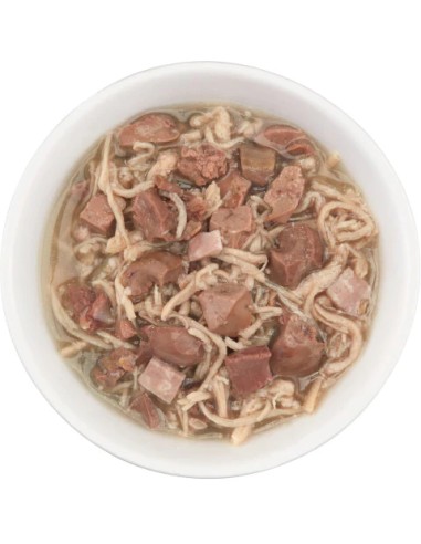 SCHESIR AFTER DARK FILETES POLLO CON JAMON GATO EN CALDO PARA GATOS (12 UNIDADES) - 12 X 80 GR 12 X 80 GR - 3