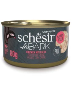SCHESIR AFTER DARK POLLO Y TERNERA EN PATÉ PARA GATOS (12 UNIDADES) - 12 X 80 GR 12 X 80 GR - 2